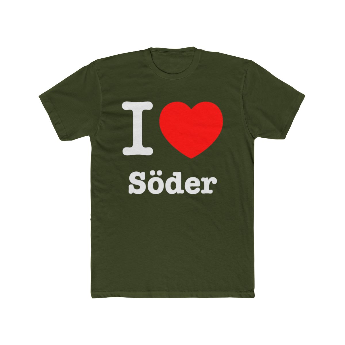 UMANAND - T Shirt »I love« für den Ort »Söder« | Soder - alternate angle 4, merchandise
